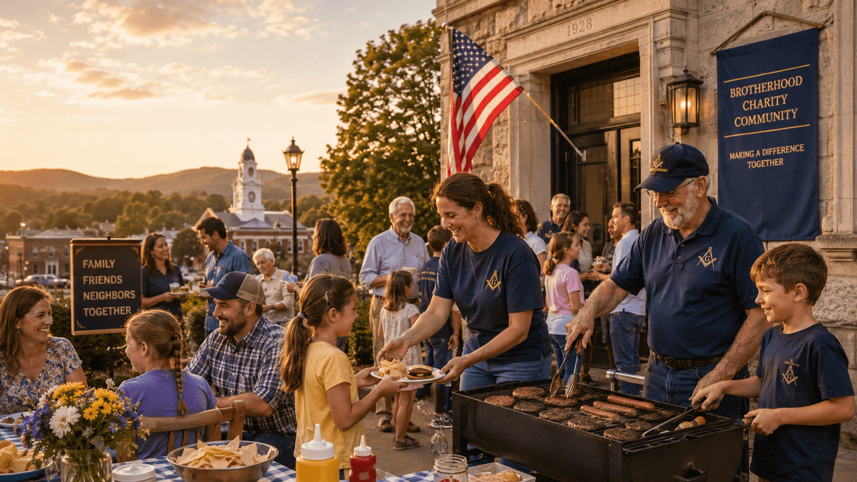 Charity event and community outreach
